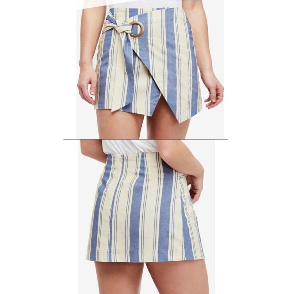 FREE PEOPLE TUSCAN SUNRISE WRAP SKIRT